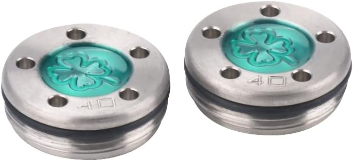 SEACLOUD Golf Custom Putter Screws Weights Green Lucky Four-Leaf 2PCS(5g 10g 15g 20g 25g 30g 35g 40g 45g) Compatible with Titleist Scotty Cameron Golf Club Heads Putters Newport - Image 1